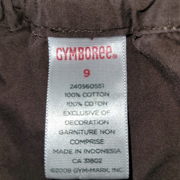 🫖 Vintage Gymboree Tea For Two Brown Twirly Polka Dot Cotton Skirt Girls 9 10 - Picture 7 of 7